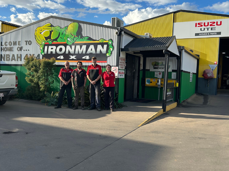 MDTM Technicians Outside Auto Mechanical Shop